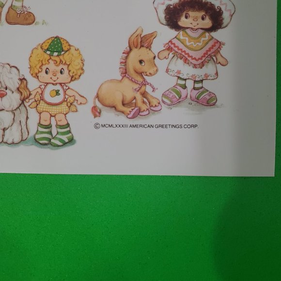 Vintage Strawberry Shortcake thank you post cards new never used - Picture 4 of 5